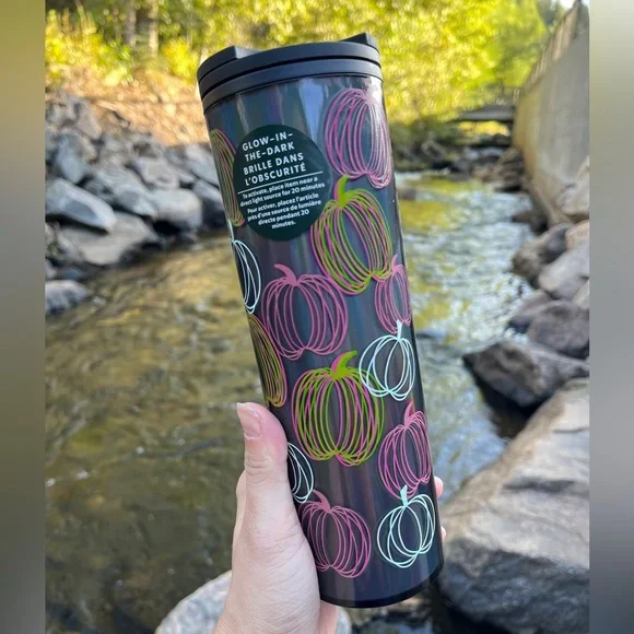 Starbucks | Accessories | Starbucks Fall Halloween 223 Glow In The Dark  Pumpkins Bottle Tumbler | Poshmark